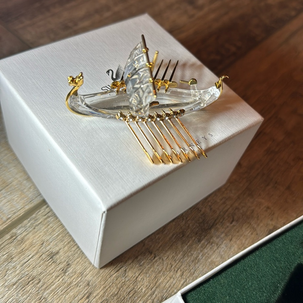 In original box.  Viking ship. Never been displayed.